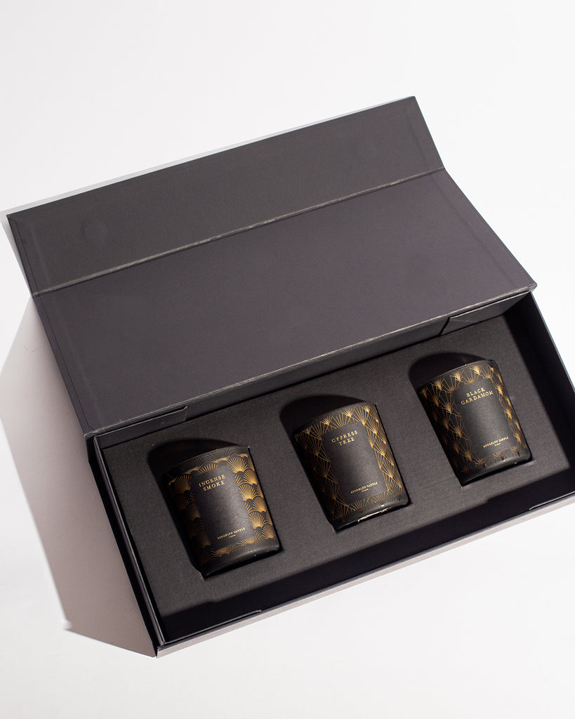 Black Tie Mini Candle Trio 2-Pack