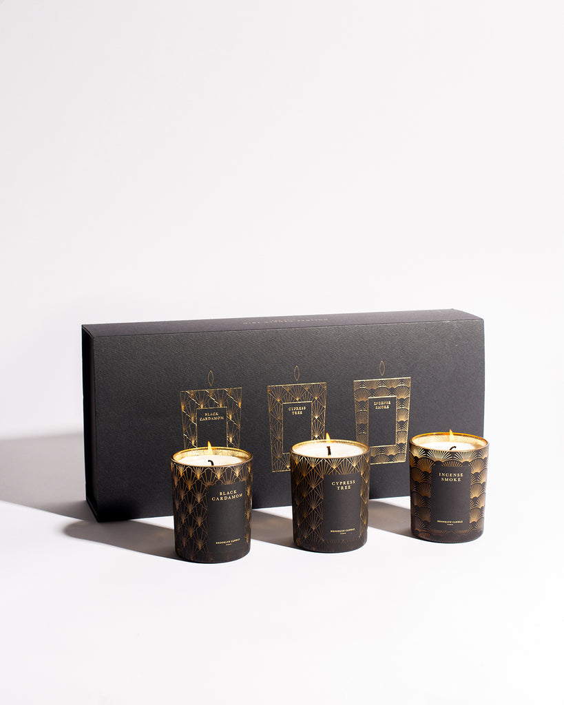 Black Tie Mini Candle Trio 2-Pack